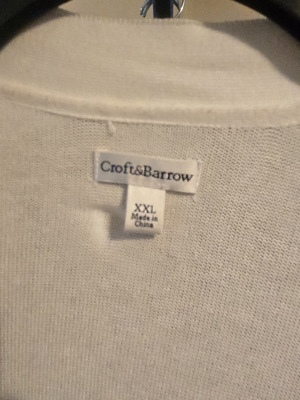 croft & barrow Cream Open-Front Cardigan - Picture 2 of 2